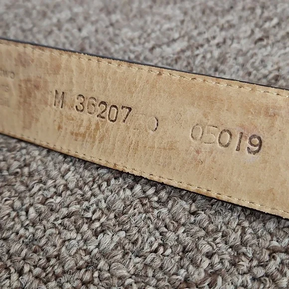 Vintage Brighton Museum Collection Brown Leather Silver Noahs Ark Belt Sz M - Picture 4 of 7